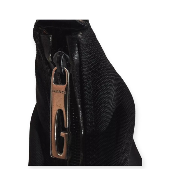 Authentic GUCCI VintageTom Ford Era Bag Nylon Leather Black-Preowned - Picture 6 of 17